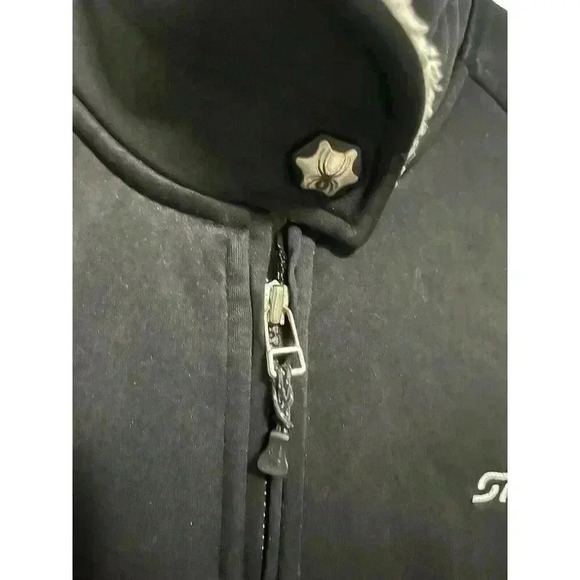 Spyder Fleece Women’s L Black Sweater  Jacket Full Zip - Picture 3 of 11